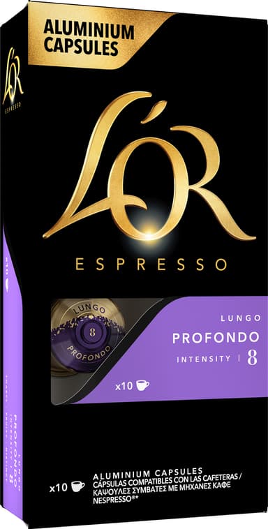 L'Or Lungo Profondo 8 kahvikapselit (10 kpl)