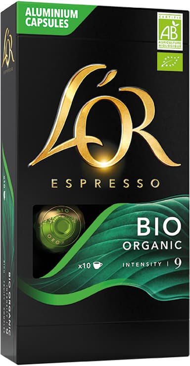 L'Or Espresso Organic 9 kahvikapselit (10 kpl)