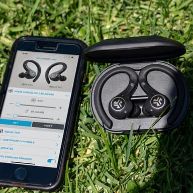 JLab Epic Air Sport ANC täysin langattomat in-ear kuulokkeet (musta)