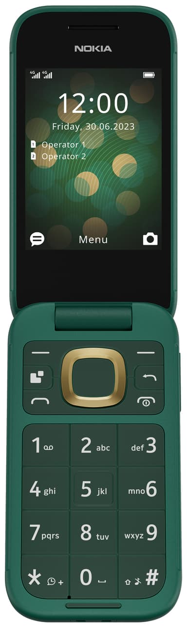 Nokia 2660 Flip matkapuhelin (vihreä)