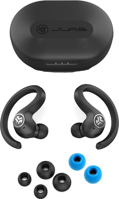 JLab JBuds Air Sport täysin langattomat in-ear kuulokkeet (musta)
