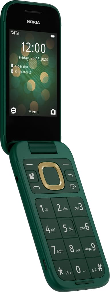 Nokia 2660 Flip matkapuhelin (vihreä)