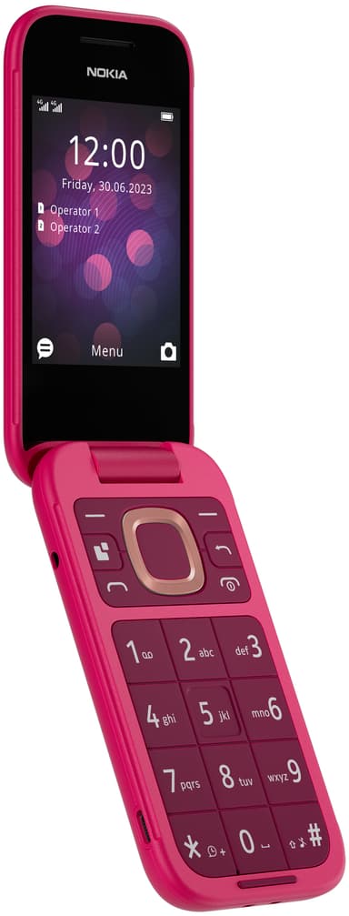 Nokia 2660 Flip matkapuhelin (vaaleanpunainen)