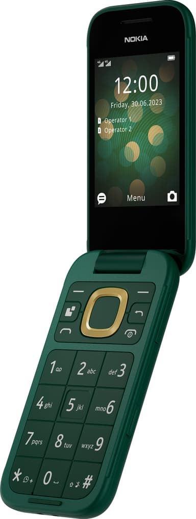 Nokia 2660 Flip matkapuhelin (vihreä)