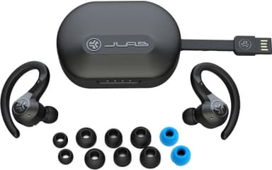 JLab Epic Air Sport ANC täysin langattomat in-ear kuulokkeet (musta)