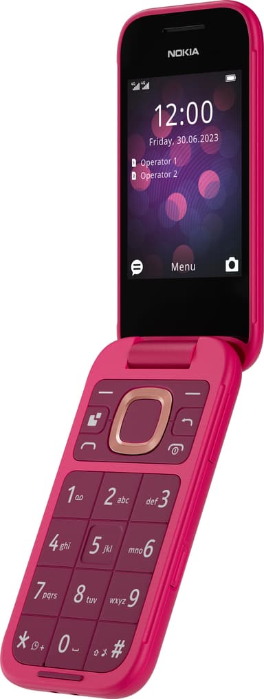 Nokia 2660 Flip matkapuhelin (vaaleanpunainen)