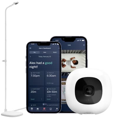 Nanit Pro itkuhälytin N303SW (+lattiajalusta)