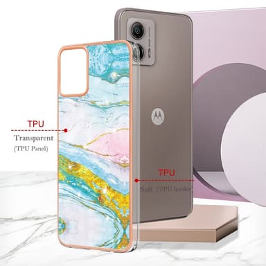 SKALO Motorola Moto G23 4G Marmori TPU kuori - #1