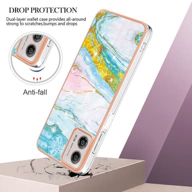 SKALO Motorola Moto G23 4G Marmori TPU kuori - #1