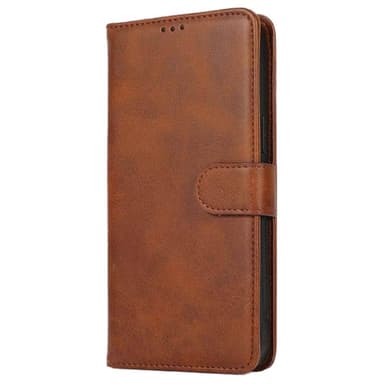 SKALO Motorola Edge 40 5G Premium Wallet Lompakkokotelo - Ruskea