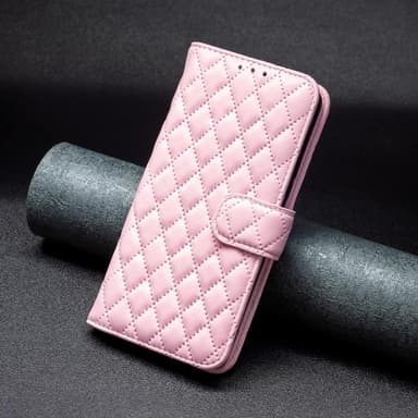 SKALO Google Pixel 7a BINFEN COLOR Tikattu Lompakko - Pinkki