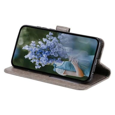 SKALO Google Pixel 7a Mandala lompakkokotelo - Harmaa