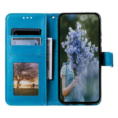 SKALO Google Pixel 7a Mandala lompakkokotelo - Sininen