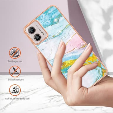 SKALO Motorola Moto G23 4G Marmori TPU kuori - #1