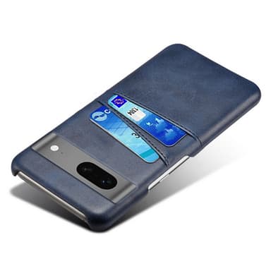 SKALO Google Pixel 7a PU-nahkainen Korttikotelo - Sininen