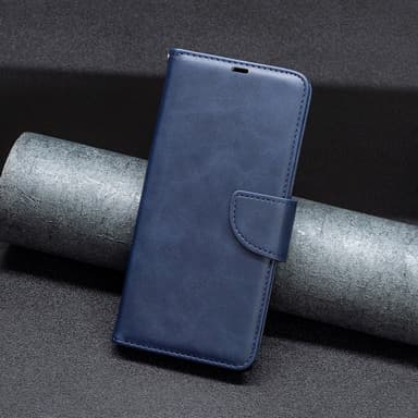 SKALO Google Pixel 7a Lompakkokotelo PU-nahkaa - Sininen