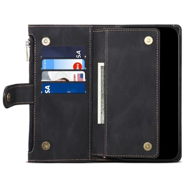 SKALO Google Pixel 7a ESEBLE Big Wallet Lompakkokotelo - Musta