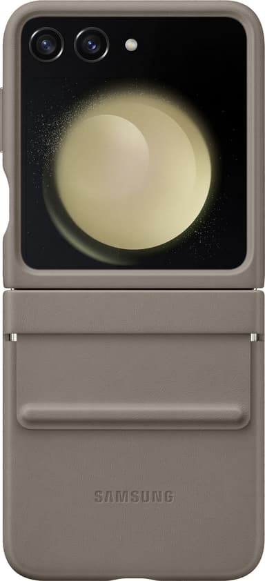Samsung Galaxy Z Flip 5 Eco Leather suojakuori (ruskea)
