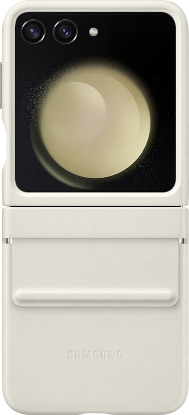 Samsung Galaxy Z Flip 5 Eco Leather suojakuori (beige)
