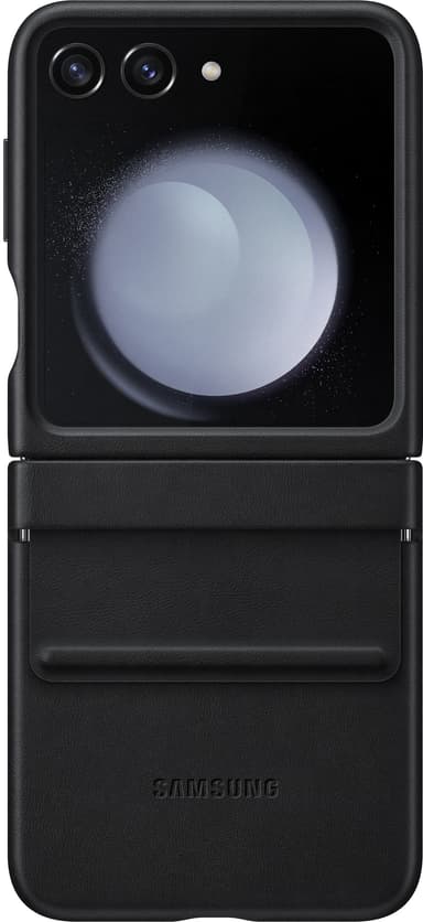 Samsung Galaxy Z Flip 5 Eco Leather suojakuori (musta)