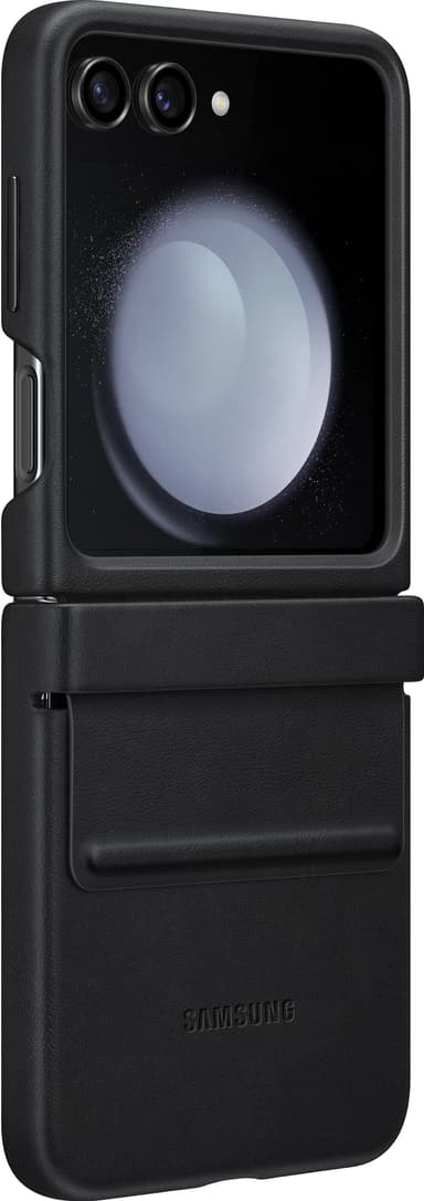 Samsung Galaxy Z Flip 5 Eco Leather suojakuori (musta)
