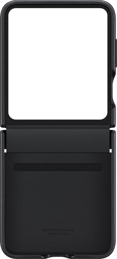 Samsung Galaxy Z Flip 5 Eco Leather suojakuori (musta)