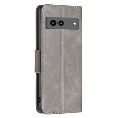 SKALO Google Pixel 7a Lompakkokotelo PU-nahkaa - Harmaa