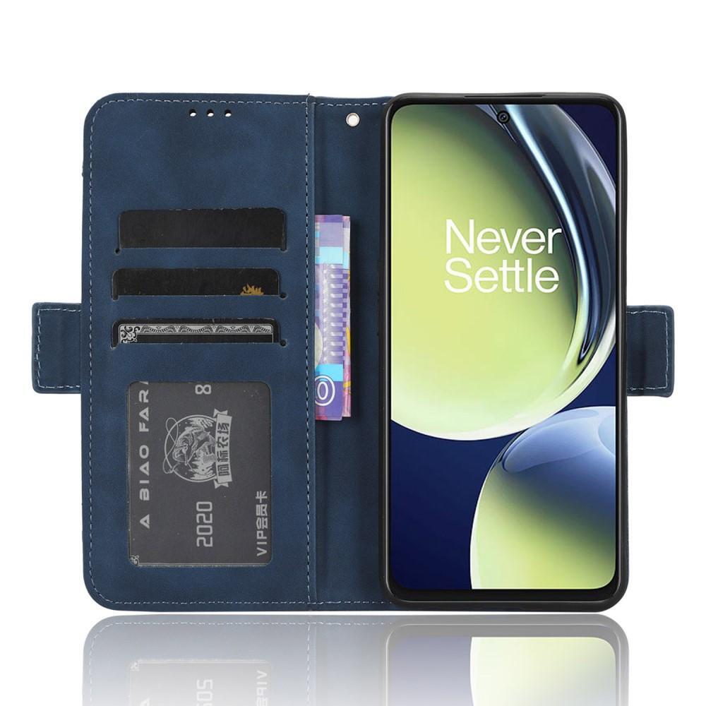 SKALO OnePlus Nord CE 3 Lite 5G 6-lokeroa Lompakkokotelo - Sininen