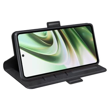 SKALO OnePlus Nord CE 3 Lite 5G Premium Wallet Lompakkokotelo - Musta