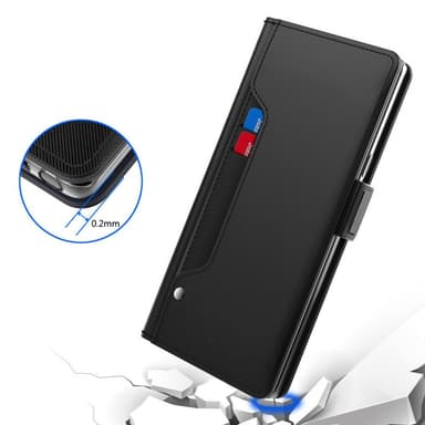SKALO OnePlus Nord CE 3 Lite 5G Kortinhaltijan peililompakko - Musta