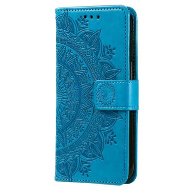 SKALO Google Pixel 7a Mandala lompakkokotelo - Sininen