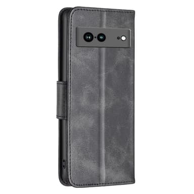 SKALO Google Pixel 7a Lompakkokotelo PU-nahkaa - Musta