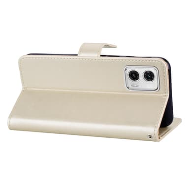 SKALO Motorola Moto G23 4G Mandala Owl lompakkokotelo - Kulta
