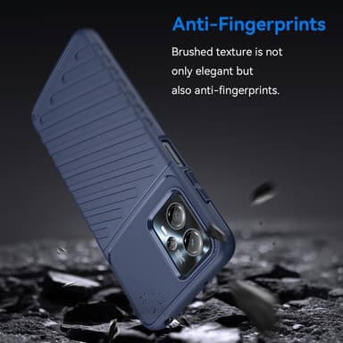 SKALO Motorola Moto G23 4G Twill TPU kuori - - Sininen
