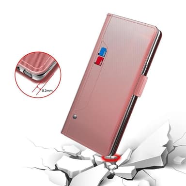 SKALO OnePlus Nord CE 3 Lite 5G Kortinhaltijan peililompakko - Ruusukulta