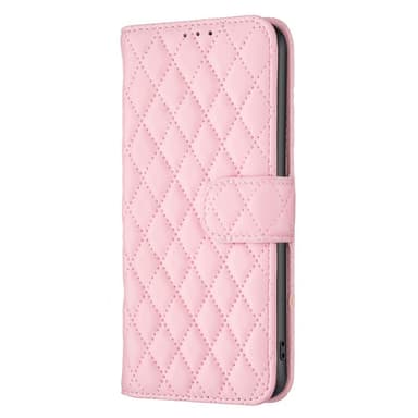 SKALO Google Pixel 7a BINFEN COLOR Tikattu Lompakko - Pinkki