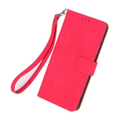 SKALO OnePlus Nord CE 3 Lite 5G Matt PU Nahka lompakkokotelo - Cerise