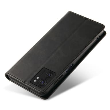 SKALO Motorola Edge 40 5G Premium Wallet Lompakkokotelo - Musta