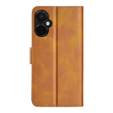 SKALO OnePlus Nord CE 3 Lite 5G Premium Wallet Lompakkokotelo - Vaaleanruskea