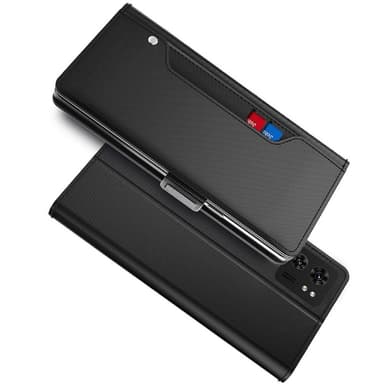 SKALO Motorola Edge 40 5G Kortinhaltijan peililompakko - Musta