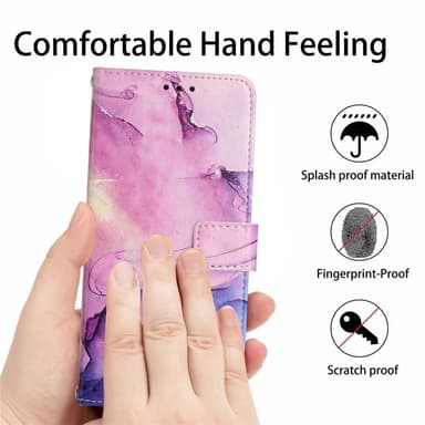 SKALO Motorola Moto G23 4G Marmori 3D Lompakkokotelo