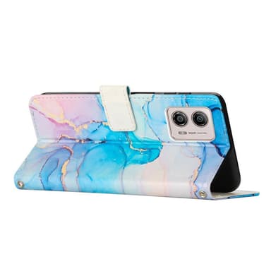 SKALO Motorola Moto G53 5G Marmori 3D Lompakkokotelo
