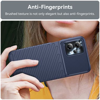 SKALO Motorola Moto G23 4G Twill TPU kuori - - Sininen