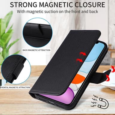 SKALO Motorola Moto G73 5G Premium Mini Rhombus Lompakkokotelo - Ruskea