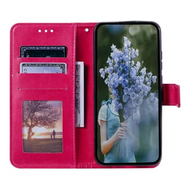 SKALO Google Pixel 7a Mandala lompakkokotelo - Cerise