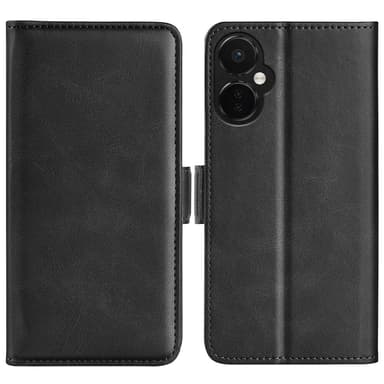 SKALO OnePlus Nord CE 3 Lite 5G Premium Wallet Lompakkokotelo - Musta