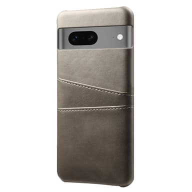 SKALO Google Pixel 7a PU-nahkainen Korttikotelo - Harmaa