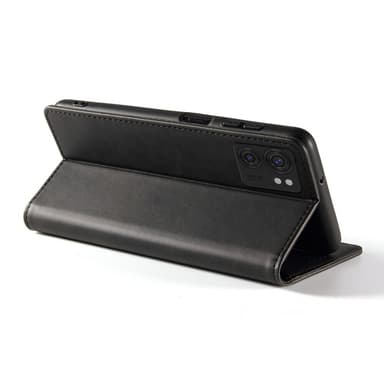 SKALO Motorola Edge 40 5G Premium Wallet Lompakkokotelo - Musta
