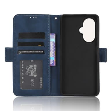 SKALO OnePlus Nord CE 3 Lite 5G 6-lokeroa Lompakkokotelo - Sininen