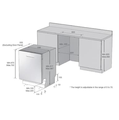 Samsung Chef Collection astianpesukone DW60J9970BB